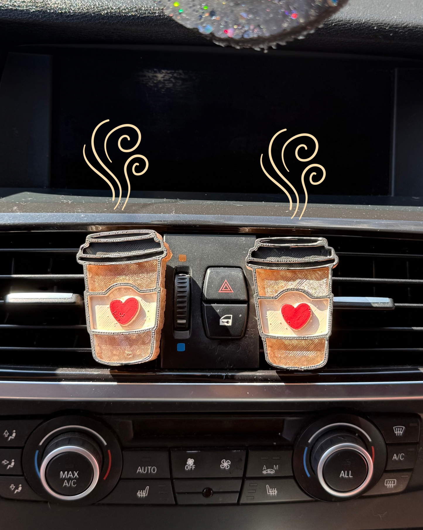 Coffee Cup Vent Clips
