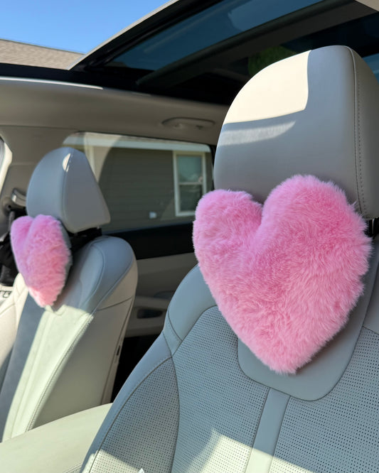 Heart Headrest Pair