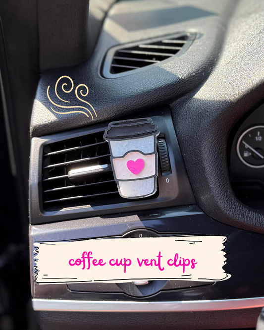 Coffee Cup Vent Clips